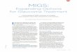 February 2018 EyeNetz80asc.com/uploadedfiles/February-2018-EyeNet-MIGS-Review.pdf · Trabectome (NeoMedix). Electrocautery, irrigation, and aspiration are used to selectively ablate