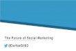 The Future of Social Marketing @CarlosGil83€¦ · past, present, and future of social media @carlosgil83 . #social16 . 1996-2006 . 2006 - 2016 . 2016 - 2026