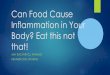 Can Food Cause Inflammation in Your Body? Eat this not that! · form of low grade inflammation within the body and several chronic diseases. This subtype of inflammation has been