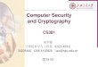 Computer Security and Cryptographyyuyu.hk/files/9-math-RSA.pdf · Computer Security and Cryptography CS381 来学嘉 计算机科学与工程系 电院3-423室. 34205440 1356 4100825