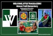 WELCOME, LITTLE TRAILBLAZERS! Monon Trail Elementary · 2020. 4. 22. · WESTFIELD WASHINGTON SCHOOLS “ Kindergarten children are confident in spirit, infinite in resources, and