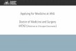 Studying Medicine at ANU Doctor of Medicine and Surgery MChD … MCHD... · 2020. 6. 9. · 2 The ANU Medical School undertakes to create and maintain and educational environment