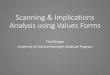 Scanning & Implications Analysis using Values Forms€¦ · T+I+M - Radio/Telephone/Analog Media ... •Are JUDGEMENTAL & biased about social organization: who gets what, why, and