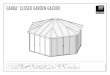 GARDA CLOSED GARDEN GAZEBO · IMPORTANT Please read these instructions carefully before you start to assemble this product 