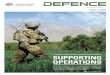 suPPORTING OPeRATIONs - Department of Defence Issue 3, 2009 magazine ¢â‚¬› suPPORTING OPeRATIONs Photo: