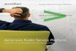 Accenture Public Service Platform...2017/02/15  · Developer's Workbench The Accenture Public Service Platform Developer's Workbench provides a development environment with an easy-to-use