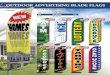 OUTDOOR ADVERTISING BLADE FLAGS - Fayette Flag & Banner OUTDOOR ADVERTISING BLADE FLAGS 2â€™ x 12â€™