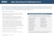 State Data Breach Notification Laws · Further, data breach notification laws change frequently. The chart is a summary of basic state notification requirements that apply to entities