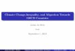 Climate Change,Inequality, and Migration Towards OECD ... Climate Change,Inequality, and Migration Towards