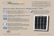 solar spec.pdf · kits and solarium. W- Woodhaven solarium & sun room. E - "Shading co-efficient" - Multiplier for the amount Of solar gain entering through the glass. For example: