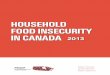 2013proof.utoronto.ca/wp-content/uploads/2015/10/food...2 PROOF Research to identify policy options to reduce food insecurity Executive Summary Household food insecurity, inadequate