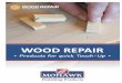 WOOD REPAIR · Leveling Tool for Hard Wax Marker, Wax-stick, and Leveler in one Same color marker and wax-stick for ideal color match Built-in leveling tool to ensure a smooth and