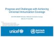 Progress and Challenges with Achieving Universal Immunization … · Progress and Challenges with Achieving Universal Immunization Coverage 2019 WHO/UNICEF Estimates of National Immunization