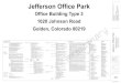 New Jefferson Office Park · 2010. 10. 9. · Preliminary Jefferson Office Park 1020 Johnson Road Golden , Colorado 80219 Exit W idth Required: Third Floor: Business Group B Egress