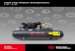 Cast Iron Piston Compressor - Chicago Pneumatic...range, built with top quality components for rugged industrial duty. Technical data Model Piston Displacement Maximum Pressure Motor
