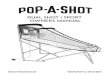 DUAL SHOT | SPORT OWNERS MANUAL€¦ · Pop-A-Shot Dual Shot-Sport SKU# PASDSS19-02 Page 14/17 Snap the Control Panel (#30) onto the middle of the Lean Bar (#9) (Fig 16A). Thread