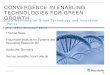 CONVERGENCE IN ENABLING TECHNOLOGIES FOR GREEN … · 2016. 3. 29. · The concept of converging technologies Info Cogno Nano Bio Starting point: Overlapping of disciplines and research
