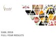 EABL 2018 RESULTS PRESENTATION FULL-YEAR RESULTS · 2018. 7. 27. · RESULTS PRESENTATION 1 EABL 2018 FULL-YEAR RESULTS . FULL YEAR RESULTS BRIEFING F18 Commercial Review ... •