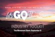 INDUSTRY TOOLKIT · Let’s make a plan… For that perfect getaway. Excursion. Trip. Vacation. That can’t get there fast enough. Let’s start moving forward and looking up. Let’s