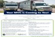 Your MVC is Coming to You!...MVC Mobile Units are wheelchair accessible and easy for all to use, MOBILE UNIT . Title: 05282019_Mobile Unit Flyer_06112019 Created Date: