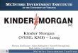Kinder Morgan (NYSE: KMI) – Long...*projected 2014 operating margin KMI INDUSTRY AVERAGE COGS/ Miles of Pipeline $0.10 $0.57 Gross Margin/ Miles of Pipeline $0.406 $0.322 2. Regulation