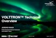 VOLTTRON™ Technical Overview - Energy.gov. VOLTTRON...Technical Overview - VOLTTRON 2016 Author Jereme Haack Subject VOLTTRON Technical Overview, a presentation from the third annual