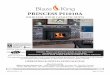 PRINCESS PI1010A - Wood and Gas Stoves and Fireplaces€¦ · Burning wet unseasoned wood can cause excessive creosote accumulation. When ignited it can cause a chimney ﬁ re that
