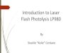 Introduction to Laser Flash Photolysis LP980 · -0.006-0.004-0.002 0.000 0.002 e Time (ns) B Depletion of your single state to populate the triplet. Transient Absorption 200 400 600