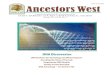 ISSN 0734-4988 Ancestors West...Ancestors West A quarterly publication for the members of the SANTA BARBARA COUNTY GENEALOGICAL SOCIETY Spring 2019 Vol. 44, No. 1 ISSN 0734-4988 DNA