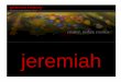 One-Year Bible: JeremiahTitle One-Year Bible: Jeremiah Author Frank DeRemer Subject Bible Study Keywords Jeremiah, Nebuchadnezzer, Babylon, captivity, Josiah, Hilkiah, Jehoahaz, Jehoiakim