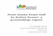 From Town Hall to Action Teams- a proceedings report Final · 2019. 12. 29. · From Sooke Town Hall to Action Teams: a proceedings report 3 SUMMARY On September 29, 2019, the Transition