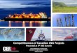 Competitiveness of Canadian LNG Projects 2019 Final.pdfCanada Eastern Canada AECO/Local US Gulf (Greenfield) Australia Capacity Mtpa 13 8 9 8.5 Capex US$/tpa 1,184 1,006 1,028 2,091