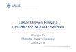 Laser Driven Plasma Collider for Nuclear Studiesjcnp2015/slides/session...2 Scientific Motivation 1 “Full Plasma” Conditions for low nuclear studies? • Full Plasma is needed