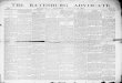 THE BATESBURG ADVOCATE. 1|THE BATESBURG ADVOCATE. 1 VOL 1. BATESBURG,8. C., WEDNESDAY.FEBRUARY20, 1901. NO. 6 risruLs Musr uu. i t l AtLeast That Is What the L*gisfi lature Says ti