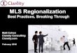 MLS Regionalization - regionalization to see what happens with Upstream and AMP.¢â‚¬â€Œ Upstream has nothing