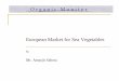 European Market for Sea VegetablesSahota.pdf · Market Size . UK 23% Germany 12% Spain 10% Others 23% France 32%. Volumes: 472 tonnes . Wholesale revenues: E. UR 24 million