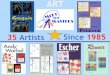 35 Artists Since 1985 ART - Meet the Masters€¦ · Learning Matisse's Shapes Meet the Masters' Intermediate Level Positive and Negative Space Matisse cot c£stroct shapes creatures