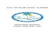 CITY OF PALM COAST, FLORIDAagendas.palmcoastgov.com/attachments/2e2d27f4-219e-4d28-83dc … · amendment to the Florida Constitution adopted in 1992. Therefore, homesteaded properties