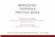 BERKELEYGW: OVERVIEW & PRACTICAL ISSUES · •Parsec •RMGDFT •JDFTx BerkeleyGW 1. Introduction: GW calculations –Practice jornada@stanford.edu • 9. 1.Introduction 2.K-point
