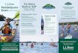 Try Out a PaddleSports Boat or SUP PADDLING SEASON AND GET ...€¦ · footwear for all water activities. Children under 17 must be with a parent or guardian. Last shuttle leaves