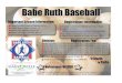 Babe Ruth Baseball flyer - Ruth Baseball flyer.pdfآ  Babe Ruth Baseball T-Ball ages 4-6 City Resident: