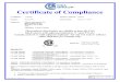 Certificate of Compliance - Metrix Vibration...Certificate of Compliance Certificate: 1270898 Master Contract: 168872 Project: 70210796 Date Issued: March 27, 2019 Issued to: Metrix