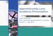 Apprenticeship Levy Guidance Presentation MTA... · Do check the HMRC has the correct information regarding your employee’s locations. Accessing Levy funding Once you have paid