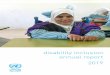 disability inclusion annual report 2019 - UNRWA · 2019. 12. 3. · 7 disability inclusion annual report 2019 services and interventions through its Disability Programme which has