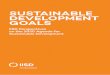 SUSTAINABLE DEVELOPMENT GOALS · following articles, first published as a series of blog postings, are the outward expression of that thought process. Consolidated in this publication,