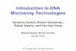 Introduction to DNA Microarray Technologiesmaster.bioconductor.org/help/course-materials/2002/Seattle02/Marr… · Spotted DNA microarrays • The relative abundance of a spotted