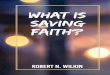 What Is Saving Faith?€¦ · Saving Faith in Focus 7 The key to believing something is the proof in favor of it. Thus, despite popular opinion, faith is not really a choice. You