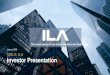 ILA Investor Presentation€¦ · 16/01/2020  · 9 9 9 9 9 9 9 9 9 9 9 9 0 TSX.V: ILA Basic Shares Outstanding 109M Management Ownership 28% Other potential Share Issuances: •