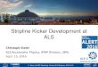 Stripline Kicker Development at ALS · BESAC Prioritization Process (2016) 9. C. Steier, ALERT Workshop, Trieste, ALS Striplines, 2016-9-15 10 Summary Table from BESAC Prioritization