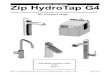 Installation Instructions Zip HydroTap G4 · 802411 - HT Compact Commercial BC, BCHA -AV, AIO, Installation Instructions - Aug 2015 - V2.01 Page 1 of 40 Zip HydroTap G4 Installation